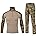 Chemise Tactique De Combat à Capuche EXPROTAS - Manches Longues, Séchage Rapide - Camouflage - Neuf