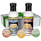 Walden Farms Coffee Creamer/French Vanilla/Hazelnut Coffee Creamer – CalorieFree, Carb Free, Fat Free - 12 Oz Each