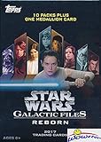 2017 Topps Star Wars Galactic Files EXCLUSIVE Factory Sealed Retail Box with 10 Packs & SPECIAL MEDALLION Card! Look for Inserts, Parallels & Autographs from Across the Star Wars Galaxy! Wowzzer!