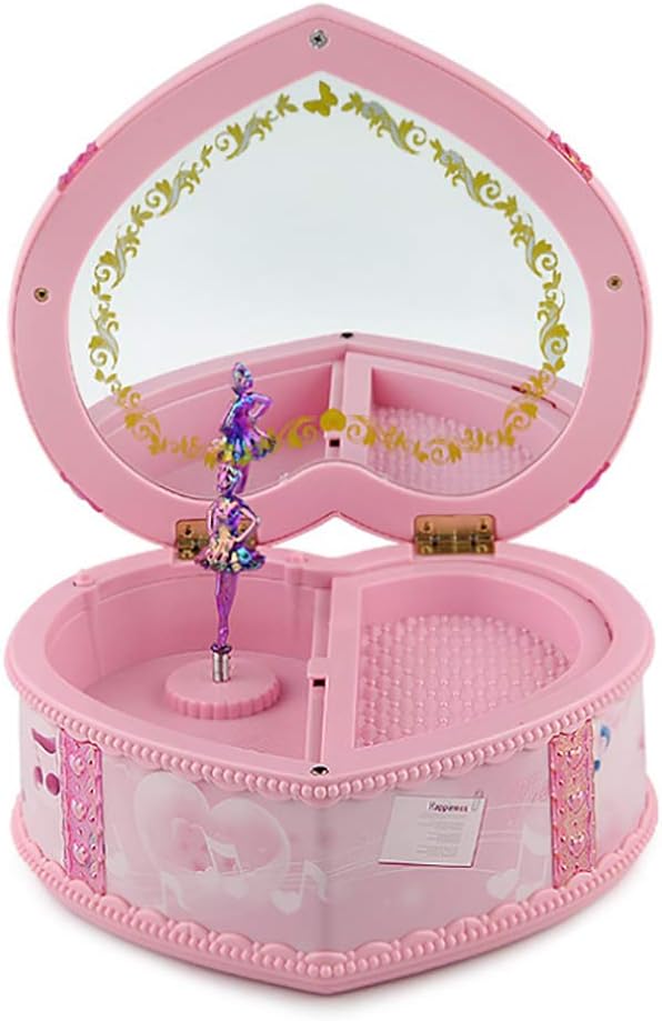 Sipobuy Caja de almacenaje de joyería Musical de para niña ...