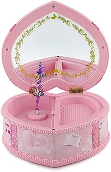 Sipobuy Caja de almacenaje de joyería Musical de para niña ...