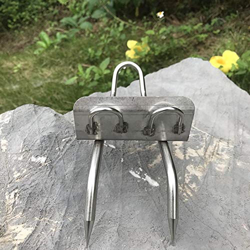 win-full Tree Climbing Gear Tree Climbing-Anti-Skid Tree Climbing Tool, Adujustable Tree Climbing Gear -304 Stainless Steel -Climbing Tree Shoes Simple to Use.