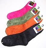Soft & Warm Microfiber Fuzzy Socks- Multiple Colors- One Size