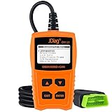 JDiag OM123 Enhanced OBD2 Scanner Car Diagnostic Scan Tool Automotive Engine Light Fault Code Reader-Orange