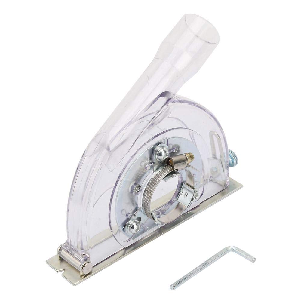 Stone Cutting Dust Cover, Grinding Shroud Made of PC and Metal for 100/125/150mm Angle Grinder & 90/115/125mm Saw Disc