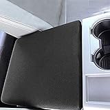 AVOMAR Black Center Console Armrest Cover Soft Pad Protector Cover Fits Ford F150 F250 Truck Series 2010-2018