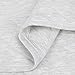 TILLYOU Breathable Quilted Cotton Baby Blanket for All Seasons, Lightweight Warm Toddler Bed Crib Blanket, Super Soft Daycare Nap/Nursery Sleeping Blanket, Heather Gray 39”x39”
