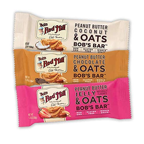 BOB’S RED MILL 12PK PEANUT BUTTER COCONUT & OATS BAR, 12 BARS (PACK OF 1) – NON GMO, GLUTEN FREE, KOSHER