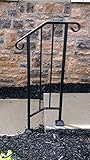 DIY Iron X Handrail Picket #1 Fits 1 or 2 Steps