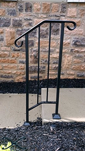 DIY Iron X Handrail Picket #1 Fits 1 or 2 Steps