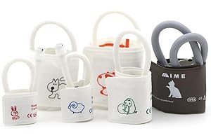 Pepultech Durable Veterinary Blood Pressure Cuffs,Animal Blood Pressure Cuff,5 Different Sizes Disposable Pet Sphygmomanomete