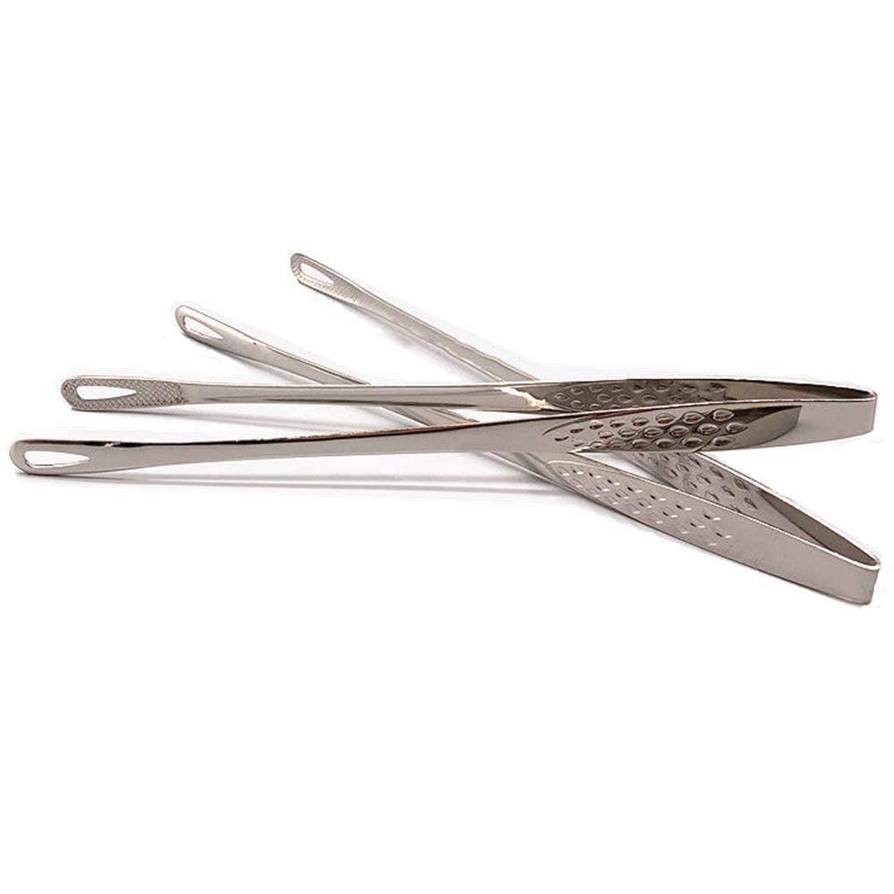 Barbecue Tongs, Stainless Steel Tweezers, Kitchen Can Be Used As Meat Tongs, Scratching Tongs, Cooking Tweezers or Serving Tongs, A