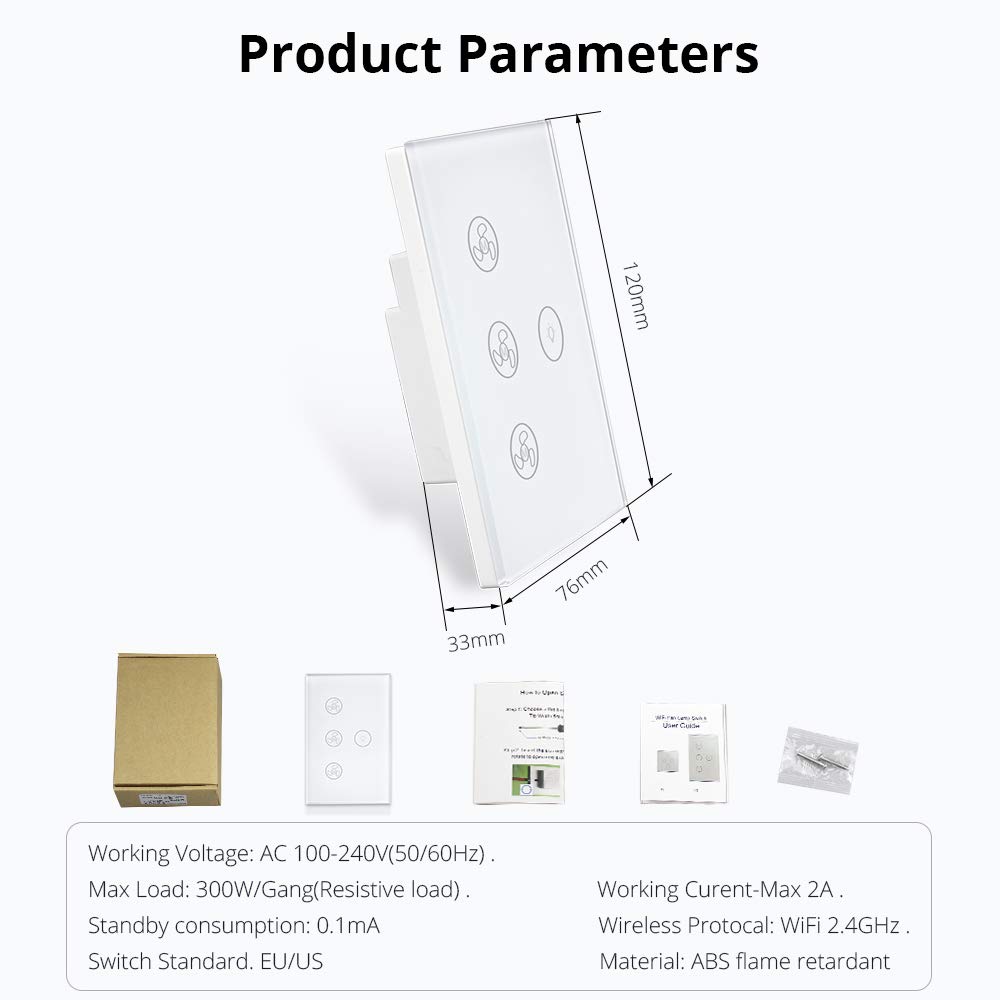 control fan with google home