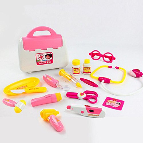 E Supportâ„¢ Pretend Play Doctor Toys Simulation Medicine Medical Kit Kids Baby Children's Favorite Toys Stethoscope Syringe Scalpel