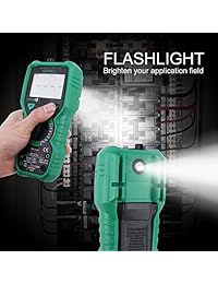 elecall MK72 avanzada multímetro digital 6000 abalorio True RMS Tester, detección de voltaje sin contacto con retroiluminación LCD