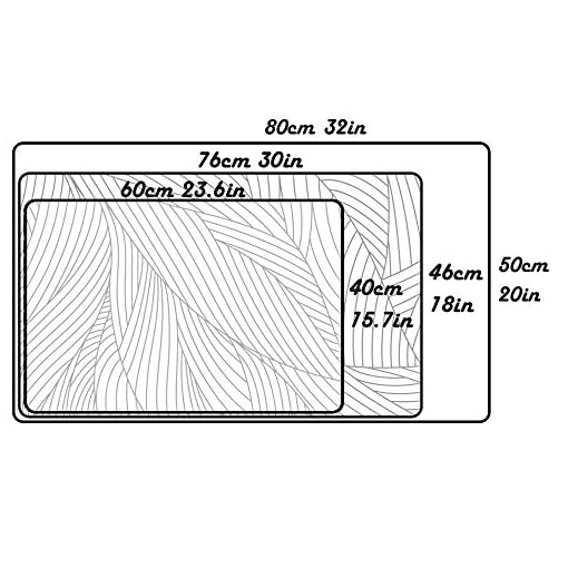 SIMIGREE 23.6 x 15.7 Inch Ocean Beach Theme Door Mats Kitchen