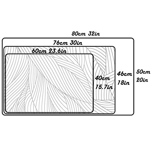 SIMIGREE 23.6 x 15.7 Inch Ocean Beach Theme Door Mats Kitchen