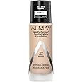 Almay Skin Perfecting Comfort Matte Foundation Liquid Makeup, Hypoallergenic, Cruelty- & Fragrance-Free, Dermatologist-Tested, 120 Cool Bisque, 1 fl oz