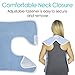 Vive Adult Bibs (6 Pack) - Waterproof Apron Set for Men, Women for Eating with Adjustable Strap - Washable Reusable Large Terry Cloth for Elderly, Seniors and Disabled - Extra Long Clothing Protector