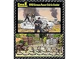 Caesar Miniatures - Set# 085 WWII German Panzer Unit in Combat 32+ Figures 1/72 Scale Plastic Toy Soldiers
