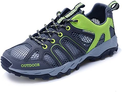 CraneLin Mens Lightweight Outdoor Hiking Shoes Breathable Mesh Water Shoes