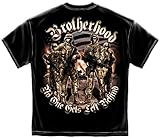 Military T-Shirt Brotherhood Soldier Black