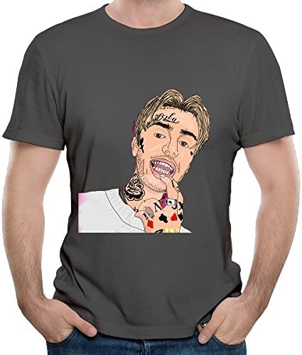 Mens Personality customization Humorous LIL Peep Cotton T
