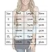 Womens Crew Neck 3/4 Sleeve Striped Pattern Casual Shirts Patchwork Tunic Tops With Lace Pockets (L=US 12-14, Pink)
