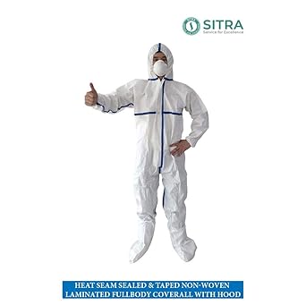 Bon Organik Coverall Seam Sealed-Taped Laminated Disposable
