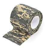 Camouflage Wrap, Multi-functional Non-woven Self-adhesive Tape Waterproof Military Camo Stealth Tape Perfect for Hunting Gun, Knife Handles and Deck Out Your Paintball Airsoft Guns 3.5M (ACU Camo)