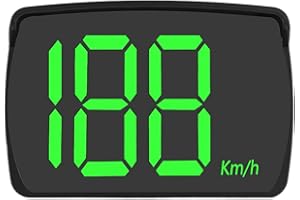 GPS Speedometer - GPS Monitor | Digital Speed Display | HUD Km/H Reader Meter | Multi-Functional Real-Time GPS Gadget for Tru