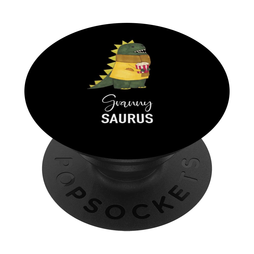 Granny Saurus - Funny Dinosaur PopSockets Swappable PopGrip