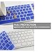 All-inside Dark Blue Keyboard Cover for iMac Wired USB Keyboard