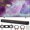 Samsung QN55Q60AAFXZA 55 Inch QLED 4K UHD Smart TV 2021 Bundle with Deco Home 60W 2.0 Channel Soundbar, 37-100 inch TV…