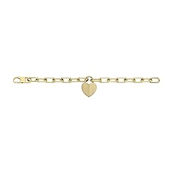 Fossil Women's Harlow Linear Texture Heart