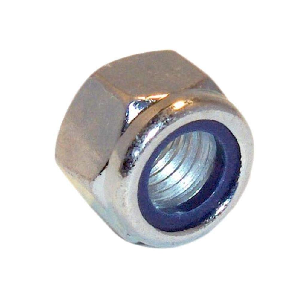 Forgefix Hexagon Nut & Nylon Insert ZP M8 Bag 100