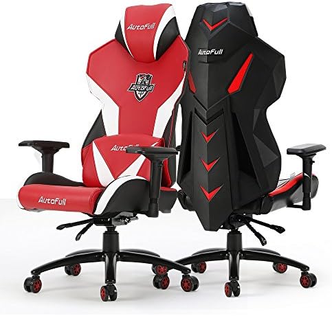 Gaming Chair, AutoFull Video Game Chair, Breathable Mesh Back Reclining Gaming Chair for Adults with Pillow and Lumbar Cushion (1, Pack)