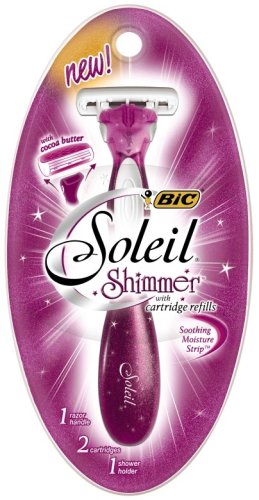 Bic razors - soleil shimmers handle (070330718302)