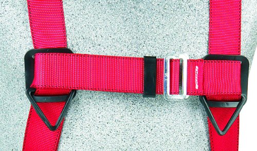 Protecta 1191209"Pro Line" Construction Vest Style Full Body Harness, Medium/Large, Red/Gray - Thumbnail 2