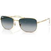 Ray-Ban Unisex Rb3755 Rectangular Sunglasses | In Arista Gold, Black &amp; Gunmetal. Polarized options available. Sizes: 59/62mm.