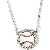 Sports Ball Necklace Volleyball, Tennis, Baseball, Billiards, Soccer, Rugby, Golf Pendant Necklaces