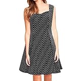 Face N Face Women's Cotton Spring Summer A Line Skater Mini Dress