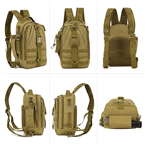Tactical Backpack Multifunctional Molle Sling Backpacks One Strap