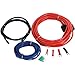 StreetWires ZN1K-10 ZeroNoise 1 Series 10 AWG Amp Kit Red/Black