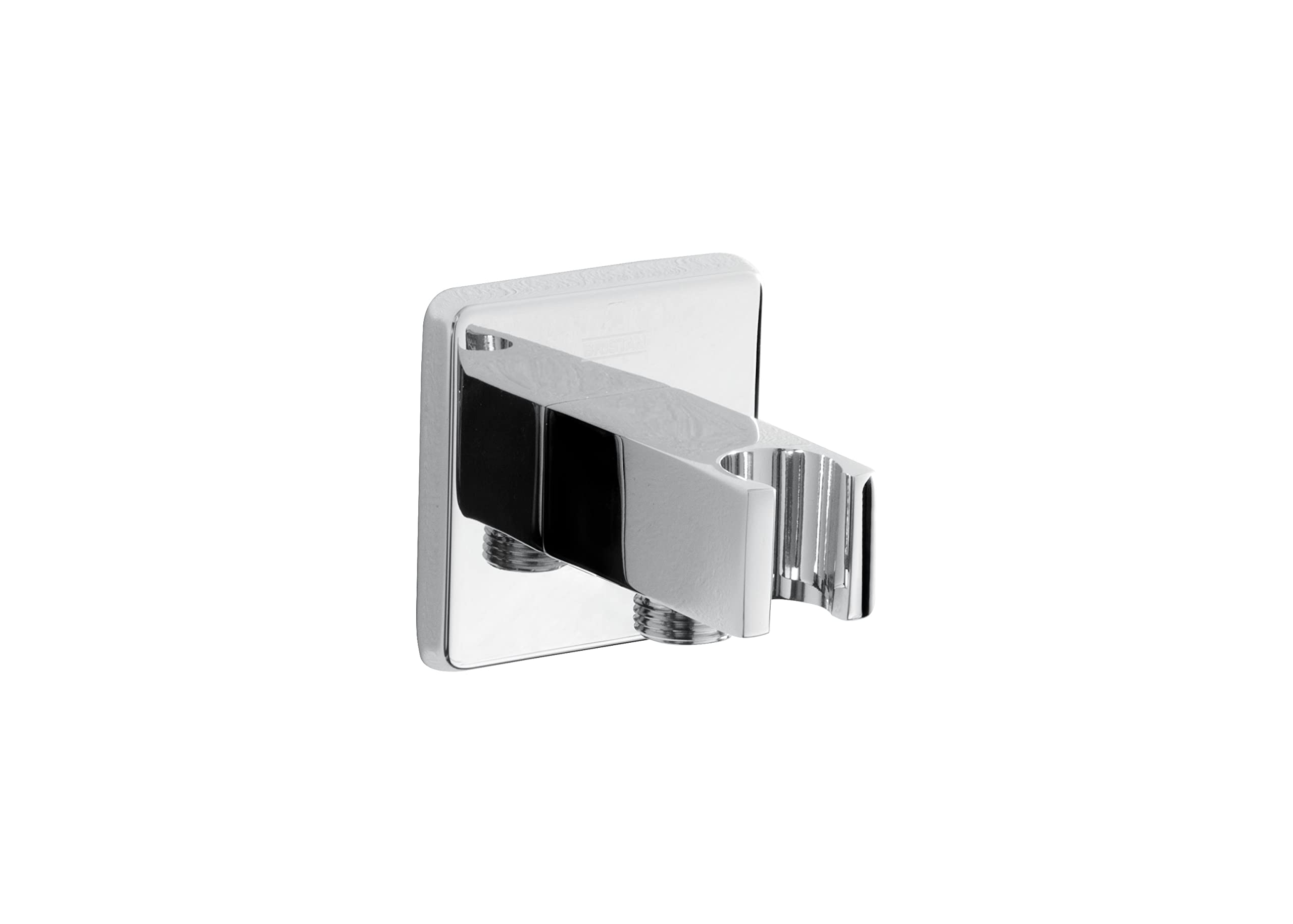 Bristan C WOSQ02 C Contemporary Square Wall Outlet with Handset Holder Bracket