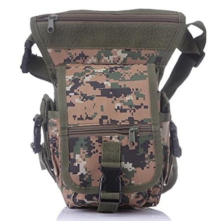 Leoie Outdoor Waterproof Outdoor Leg Pack Waist Bag Pouch for Camping Hiking Travel Hunting