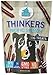 Plato Pet Treats Air Dried Dog Treats Salmon Thinkers Sticks, Natural Dog Treats, Real Meat, Air Dried, Made in the USA, 10oz
