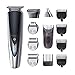 HATTEKER Beard Trimmer Kit For Men Cordless Mustache Trimmer Hair Trimmer Body Groomer Kit Of Nose Hair Trimmer Precision Trimmer Waterproof USB Rechargeable 5 In 1