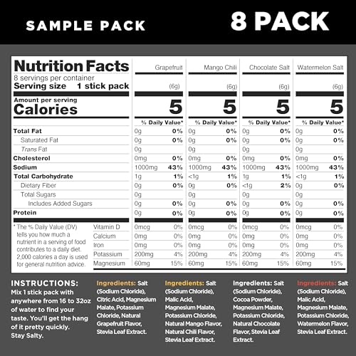 Drink LMNT Zero Sugar Electrolytes - Sample Pack | Drink Mix | 8-Count