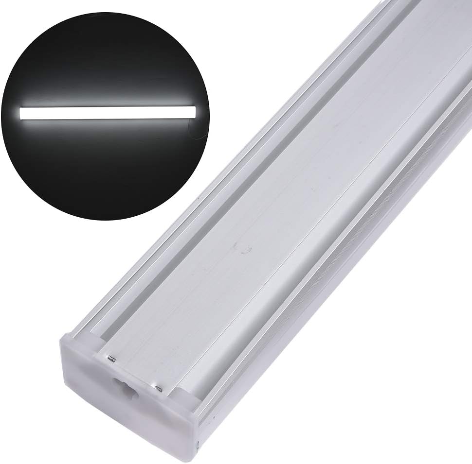 6000lm Led Reglette Plafonnier Pour Bureau Salle De Bain Blanc Froid 6000k Reglette Led Light Viugreum Led Tube 60cm Atelier Garage Bricolage 30w Salon Chambre Cuisine Mobilier Et Eclairage Eclairage De Bureau
